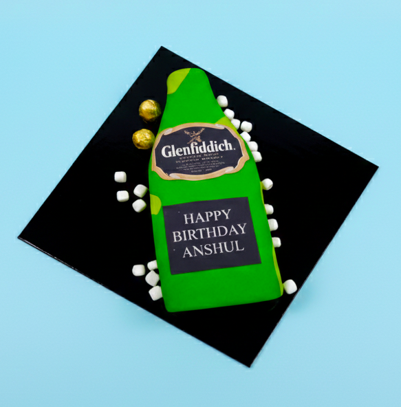 Glenfiddich Midnight Birthday Cake