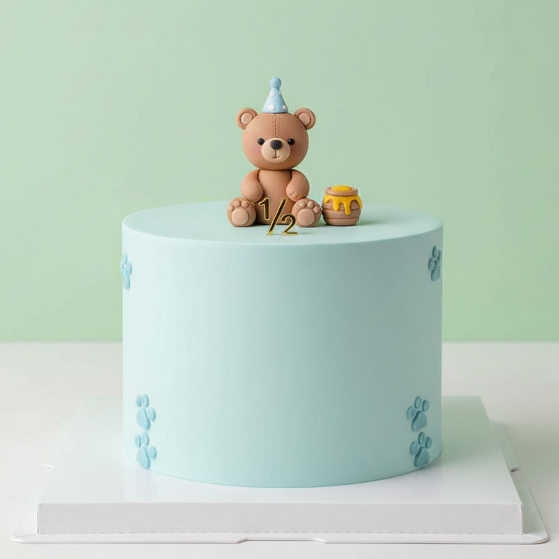 Half Baby Bear Cake