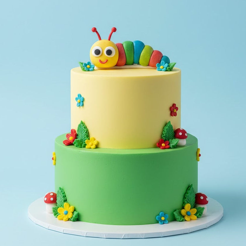 Happy Caterpillar Cake