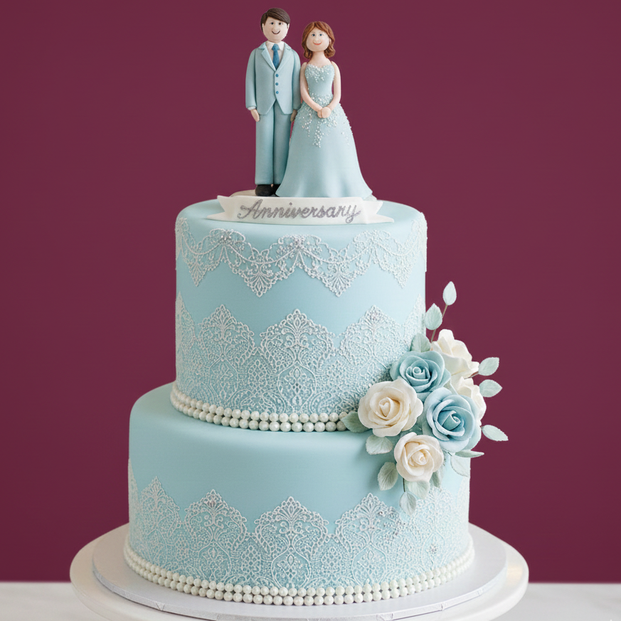 Icy Romance Cake