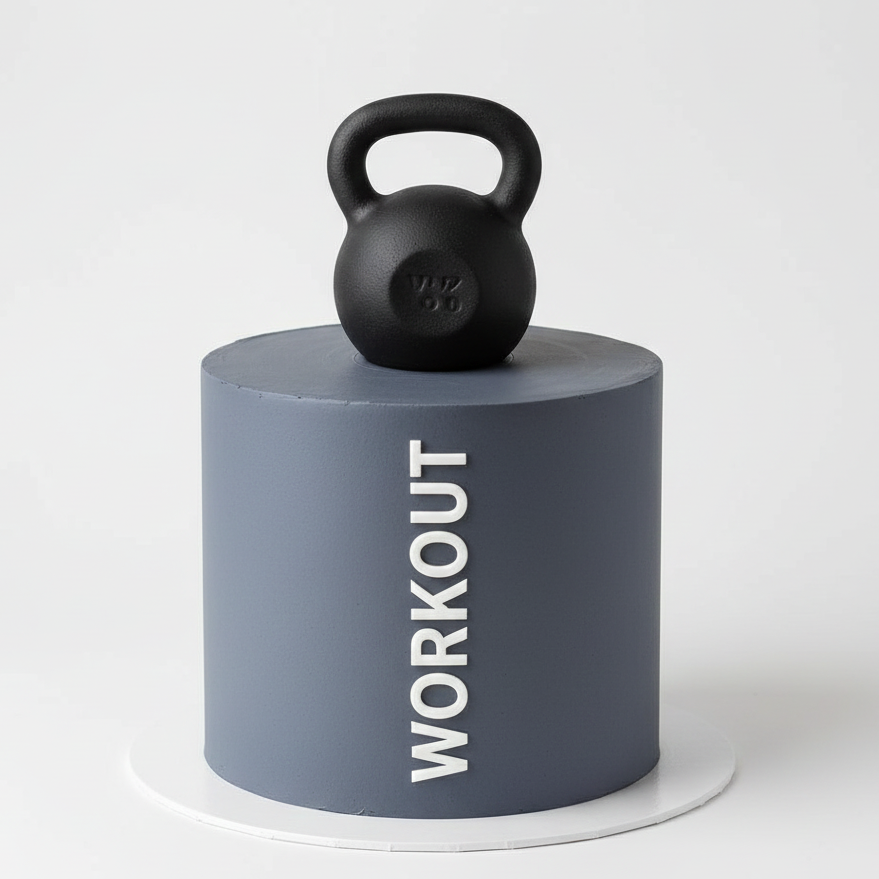 Kettlebell Workout Cake