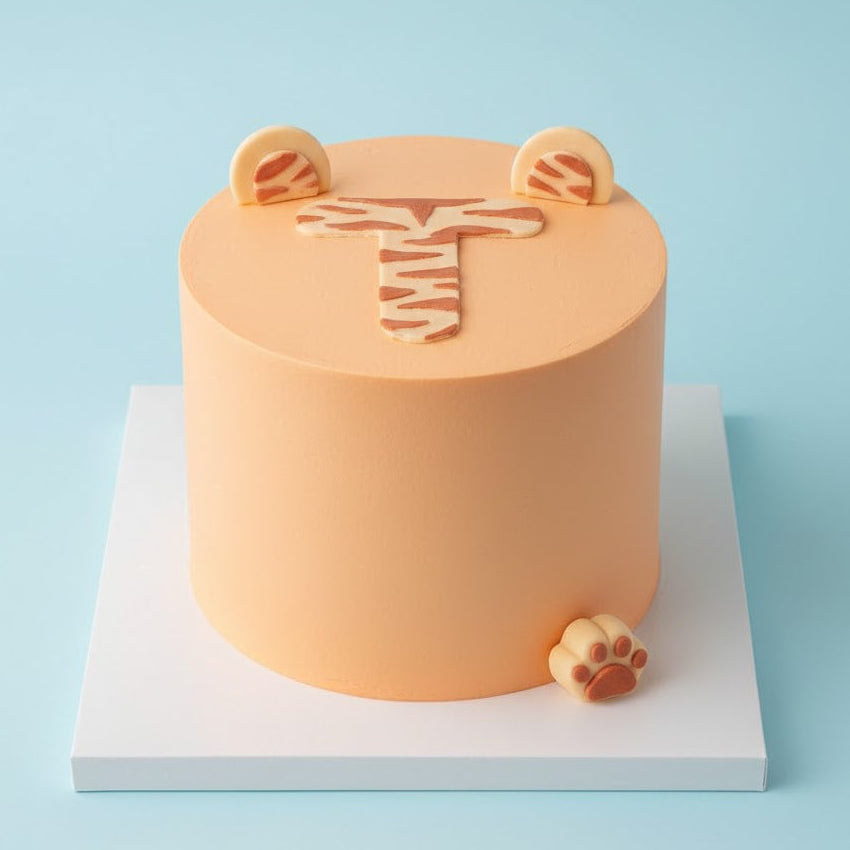 Letter T Tiger Cake