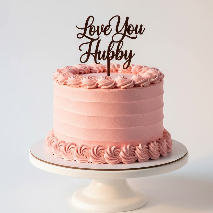 Love You Hubby Cake