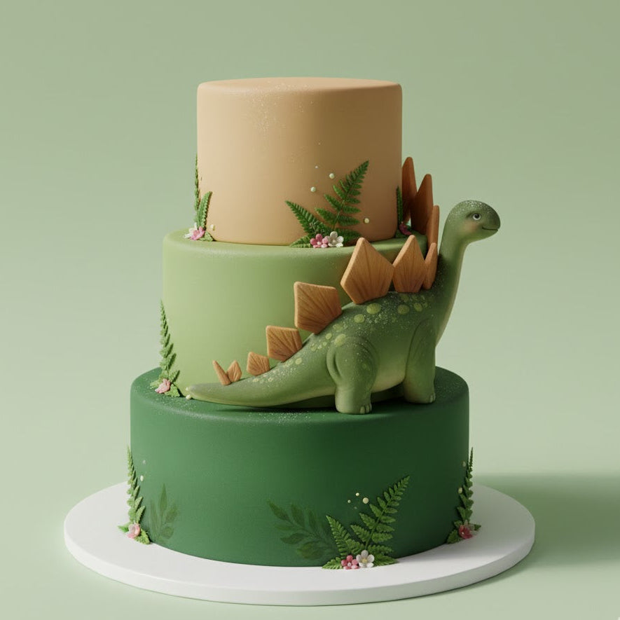 Mini Stegosaurus Cake