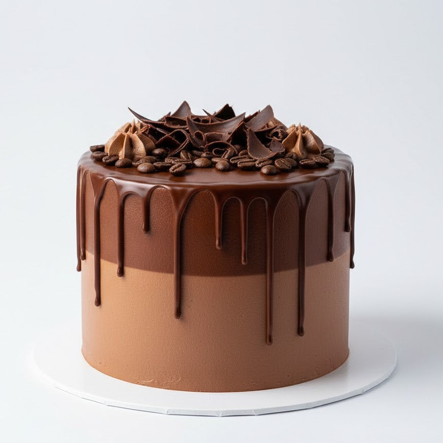 Mocha Fudge Fantasy Cake
