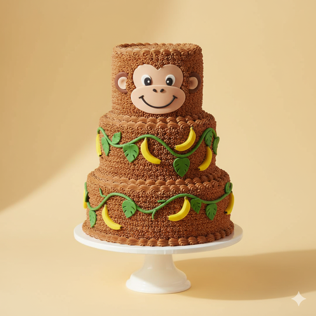 Monkey Fun Cake
