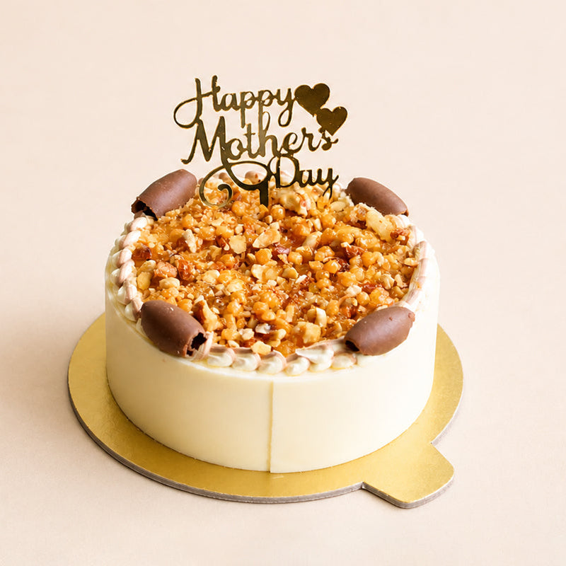 Mother's Day Vanilla Praline Cake