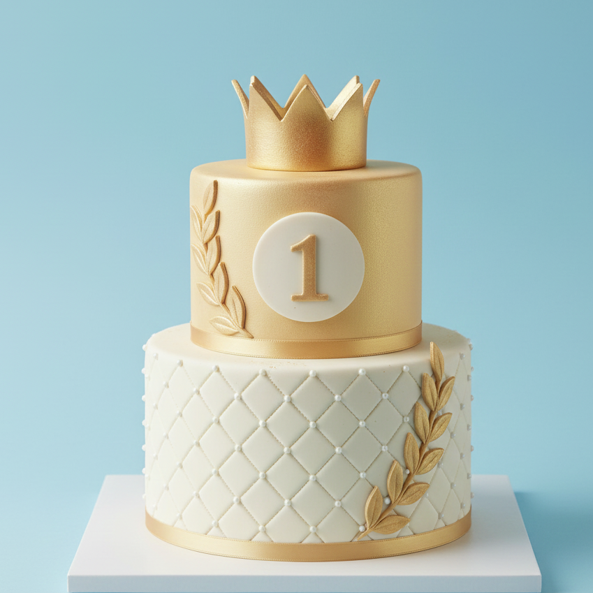 Number One Crown Cake