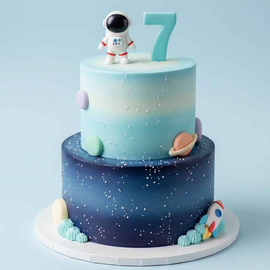 Number Seven Space Cake