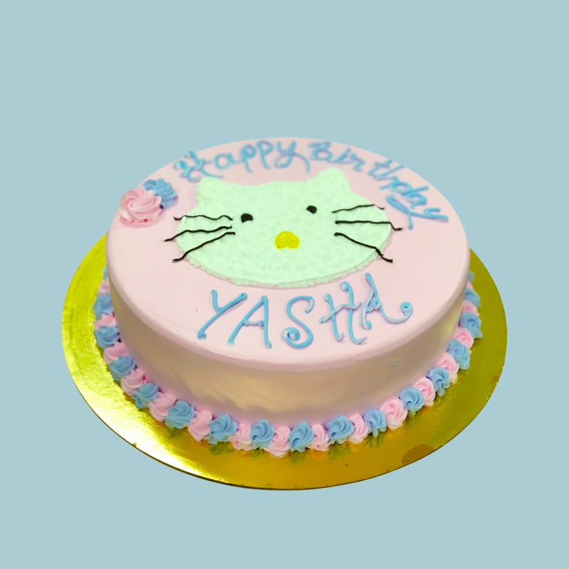 Pastel Floral Birthday Cake