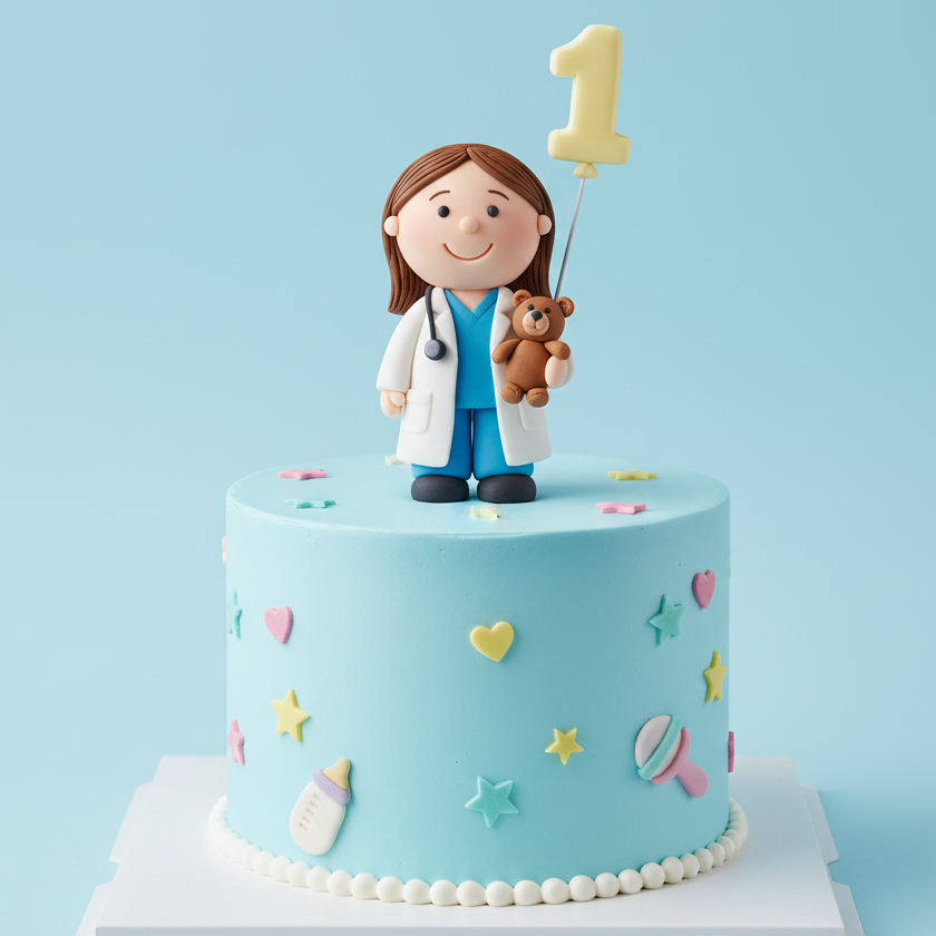 Pediatric Doctor Cake