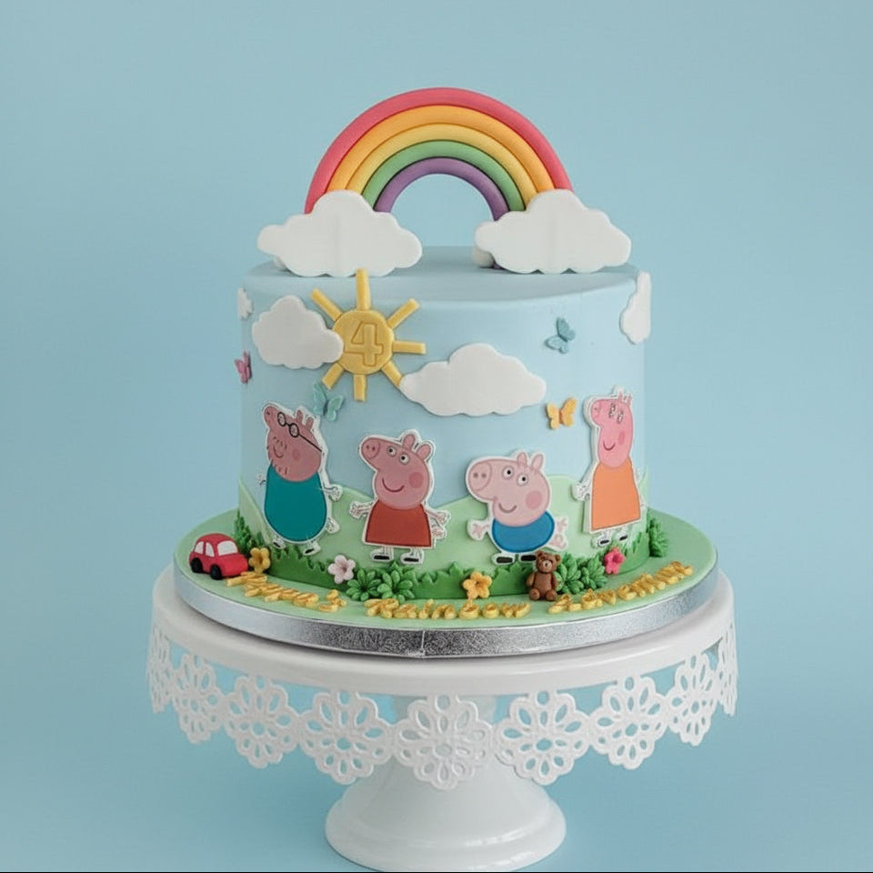 Peppa’s Rainbow Adventure Cake