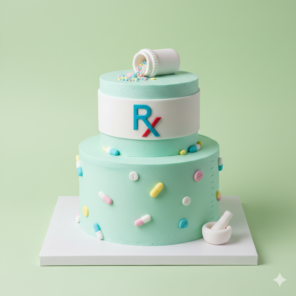 Pharmacy Rx Cake