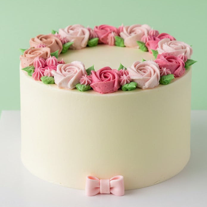Pink Posy Cake