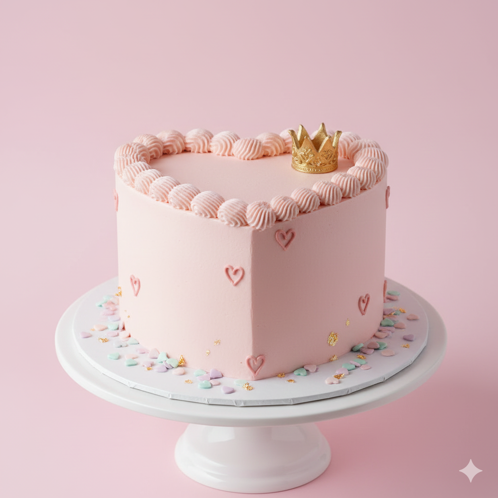 Princess Heart Cake
