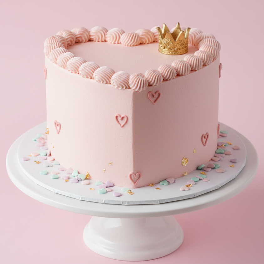 Princess Heart Cake