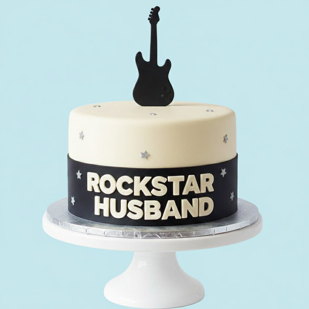 Rockstar Husband Cake