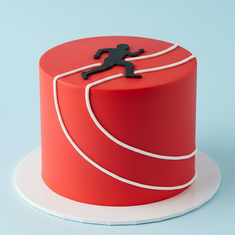 Running Track Cake