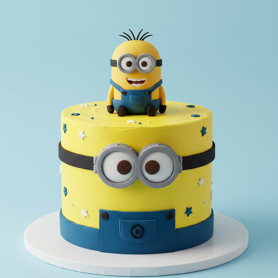 Smiley Minion Cake