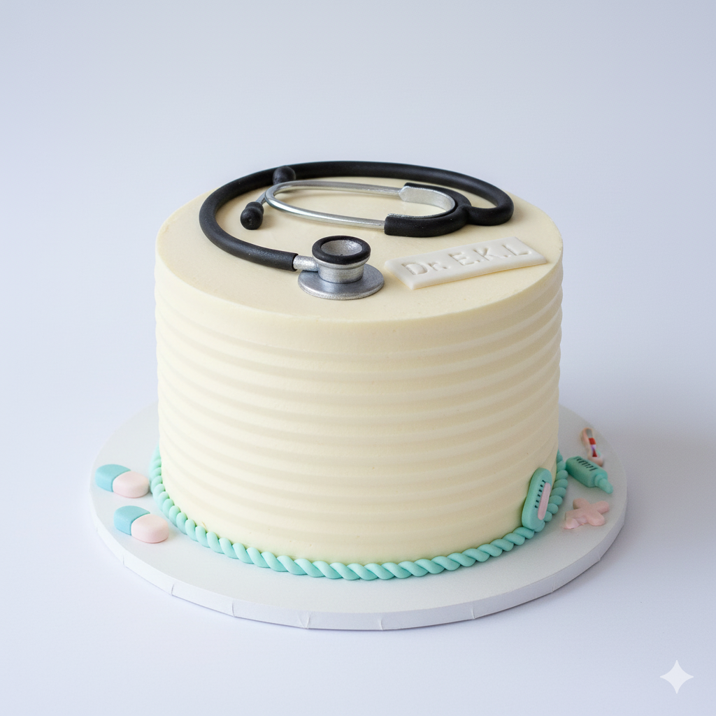 Stethoscope Cake