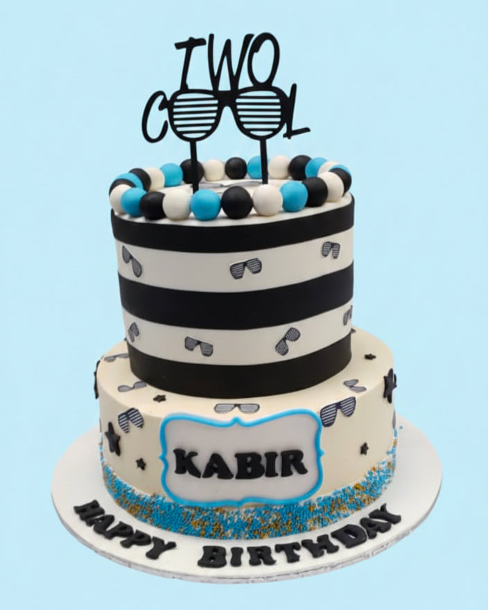Monochrome Celebration Cake