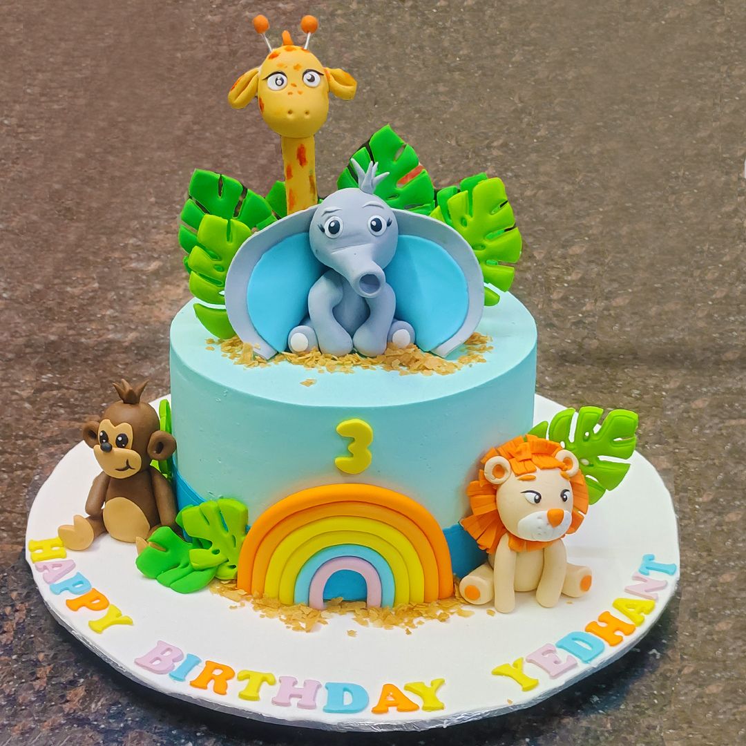 Jungle Playhouse Cake
