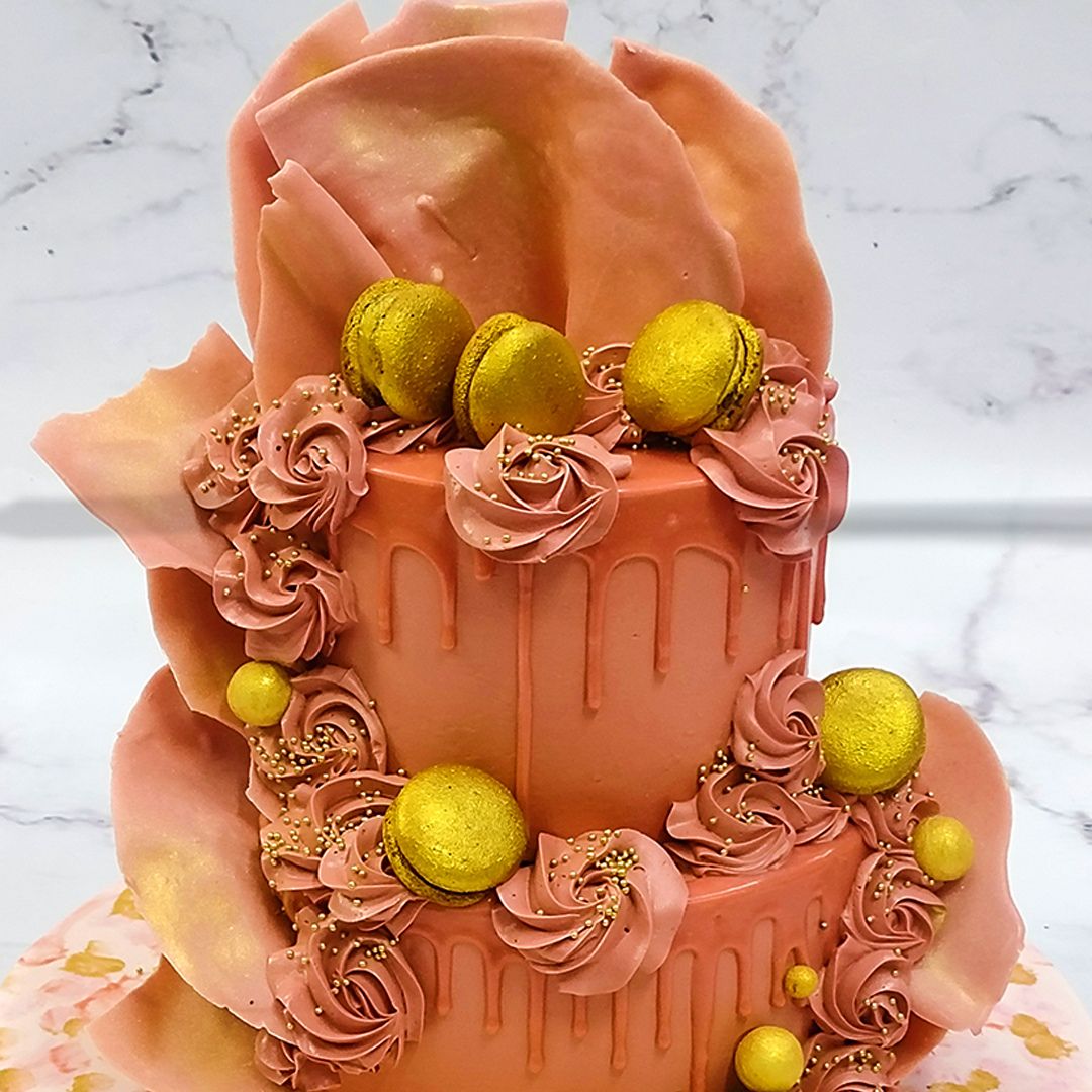 Orange Macaroon Cake