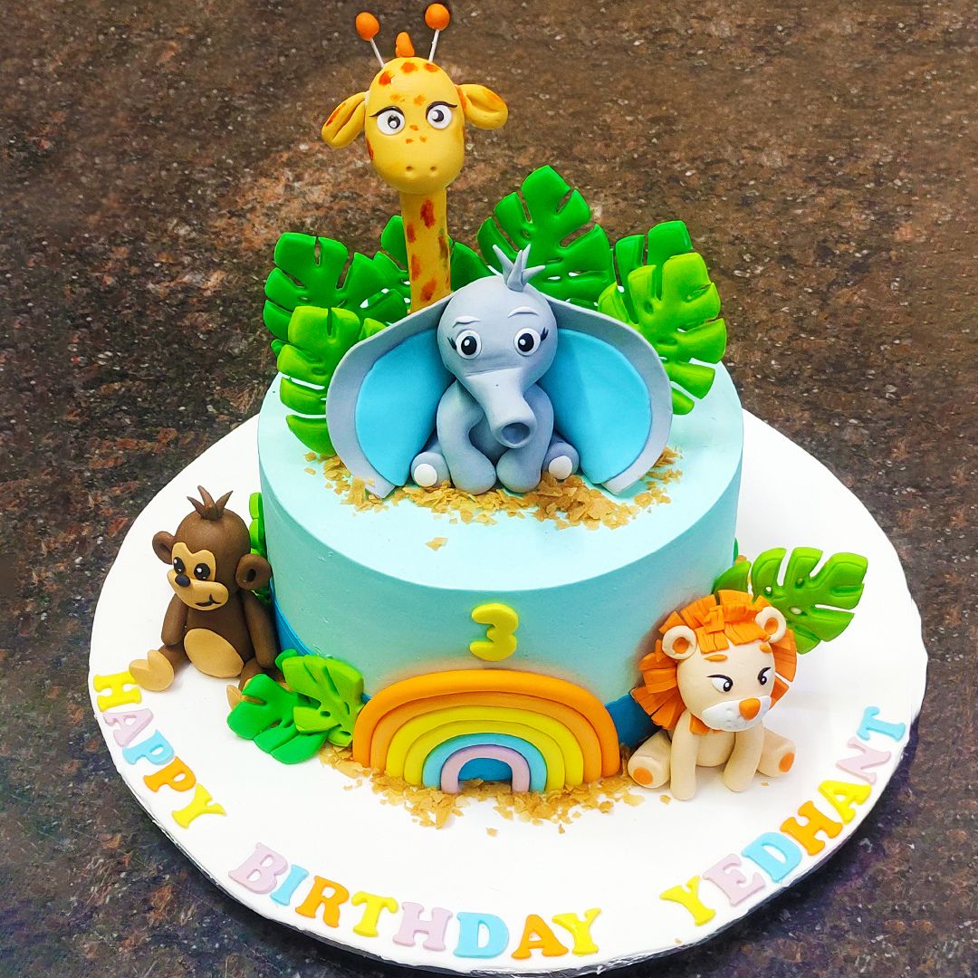 Jungle Playhouse Cake