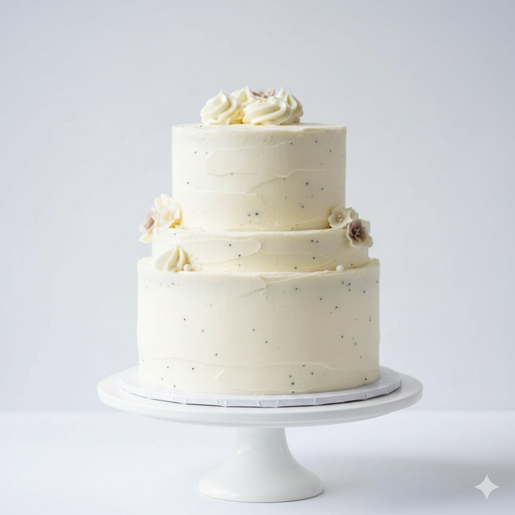 Vanilla Bean Fresh Cream Cake