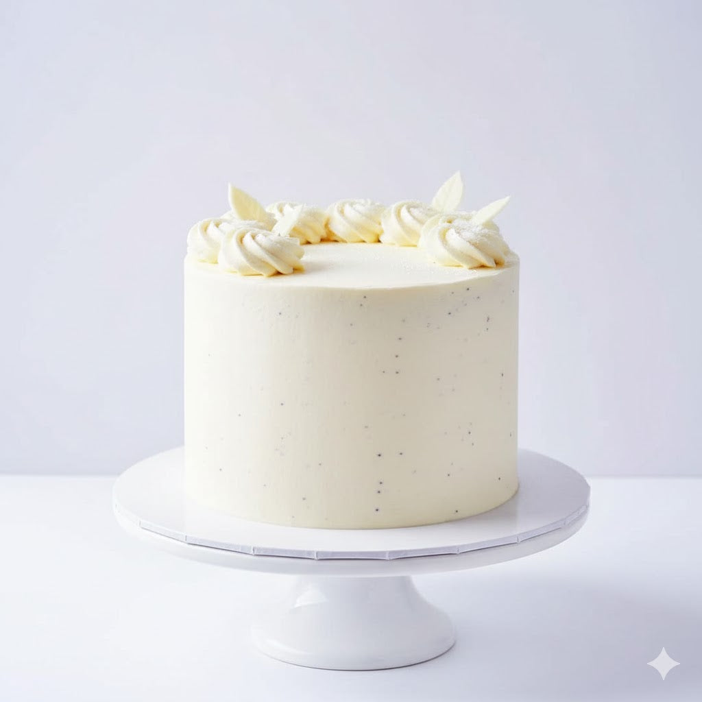 Vanilla Bean Fresh Cream Cake