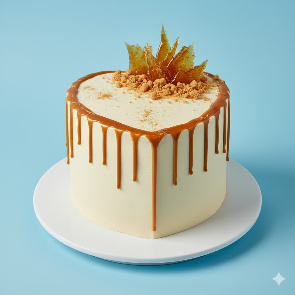 Vanilla Caramel Crunch Cake