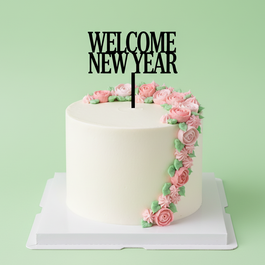 Welcome New Year Cake