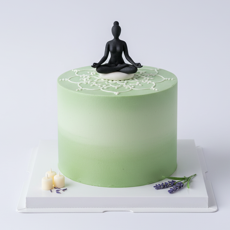 Yoga Pose Cake
