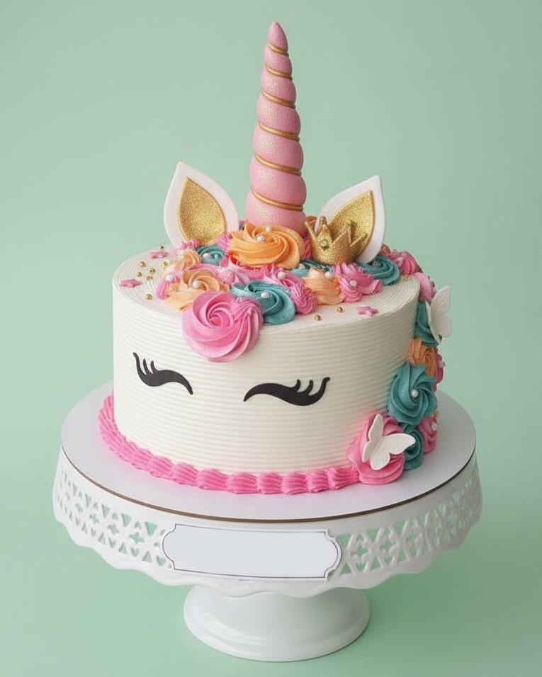 Enchanted Unicorn Horn Cake