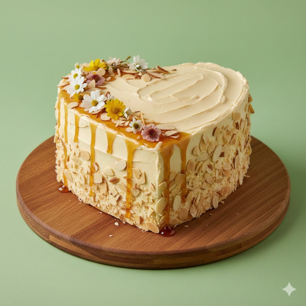Honey Almond Cream Cake