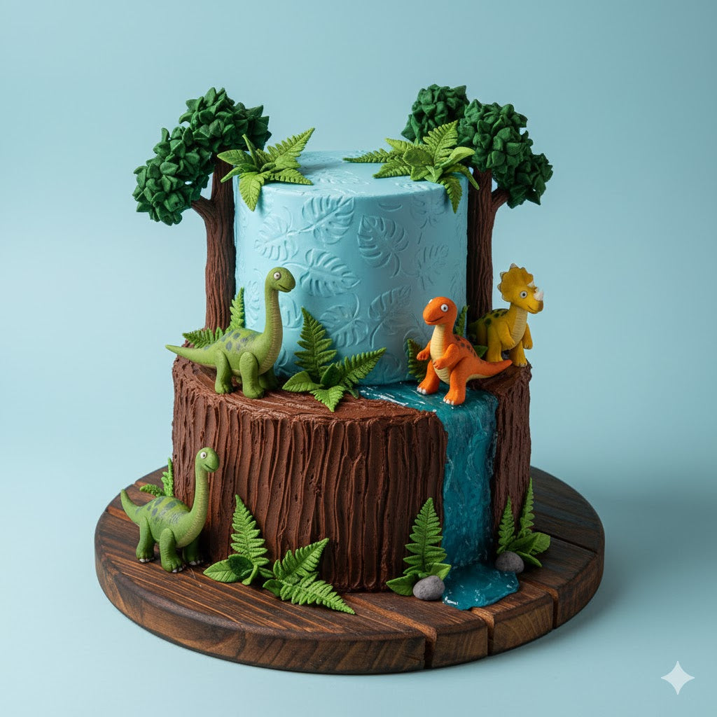 Jurassic Forest Cake