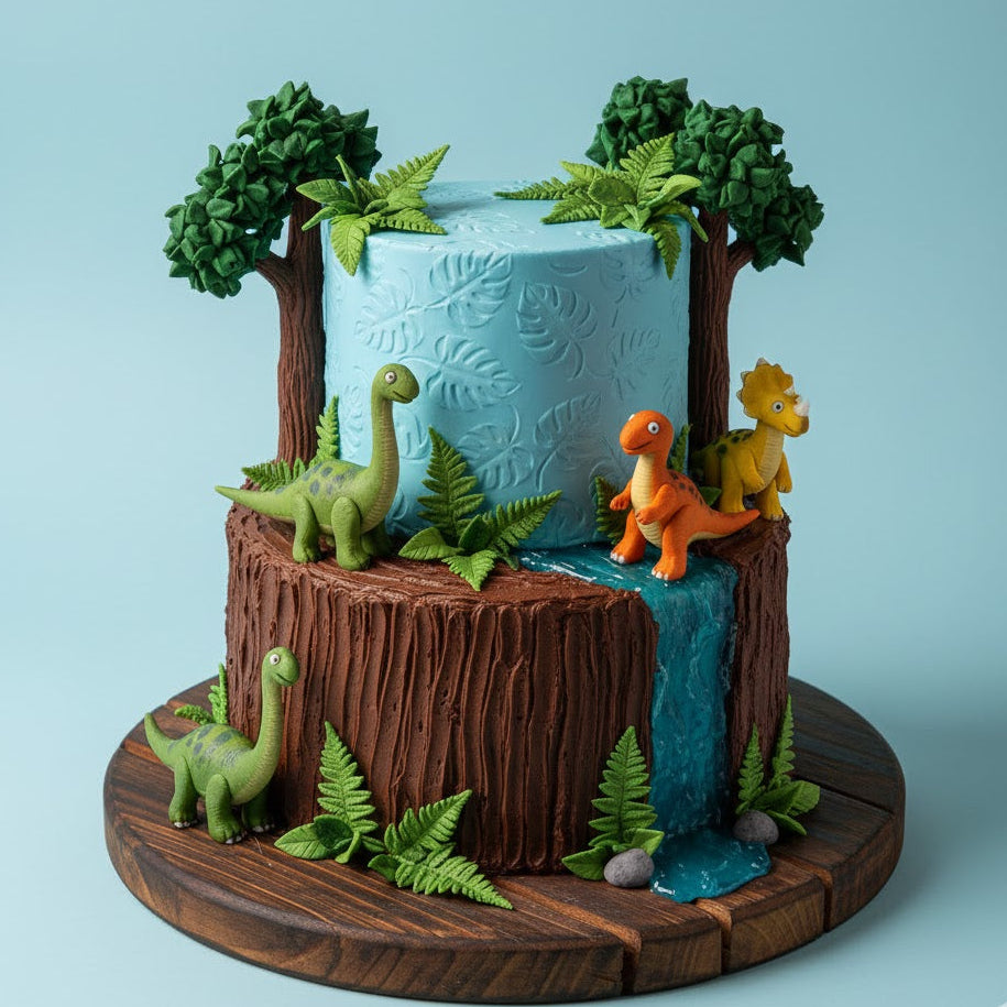 Jurassic Forest Cake