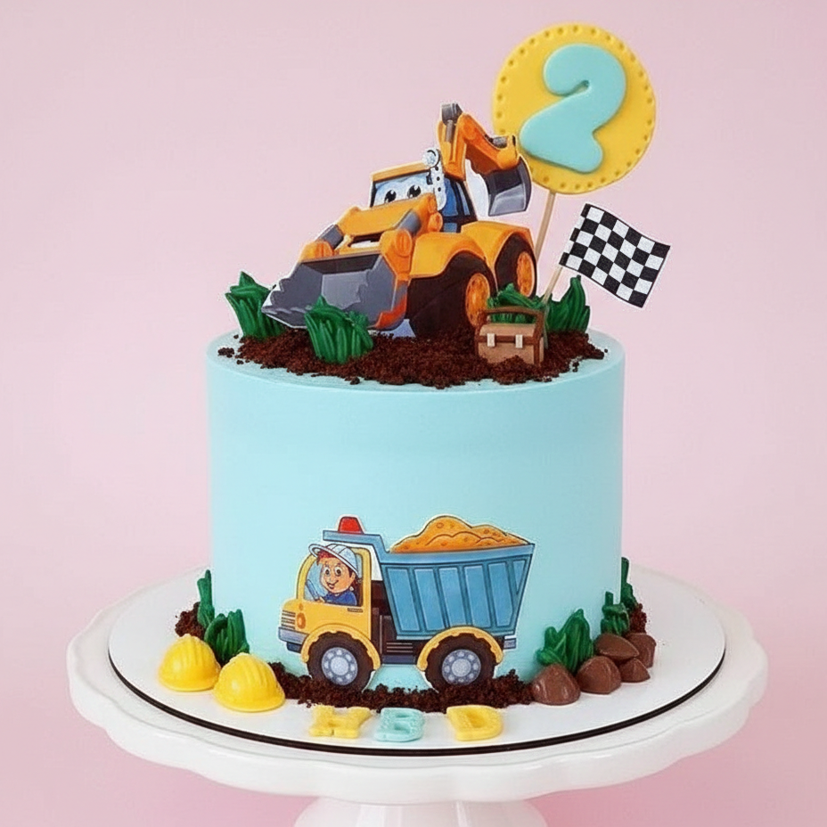 Ultimate Construction Zone Cake