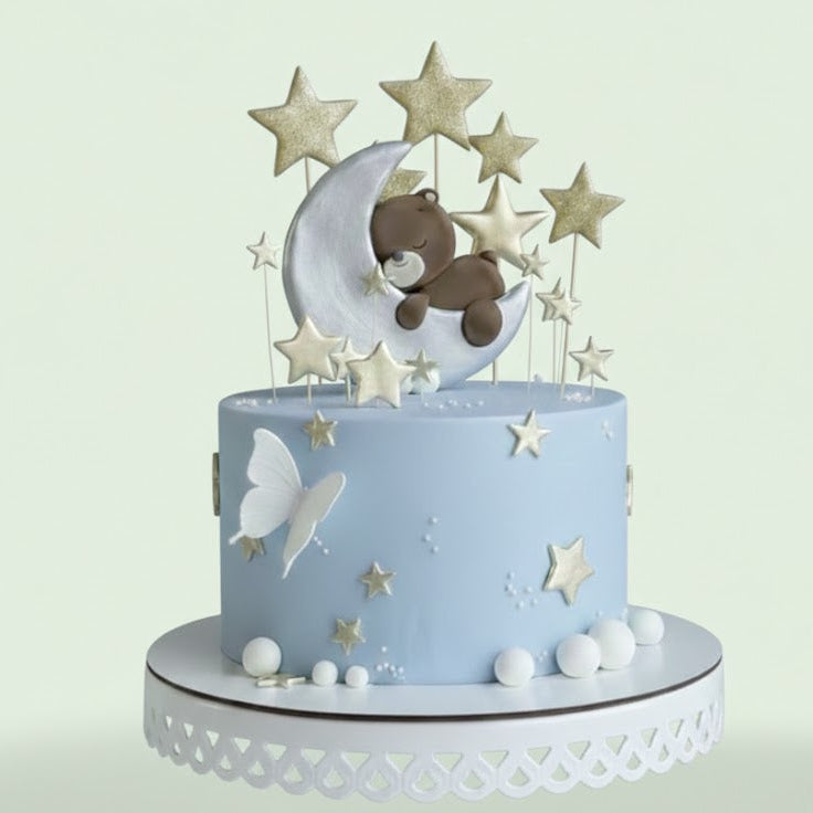 Blue Starry Night Cake