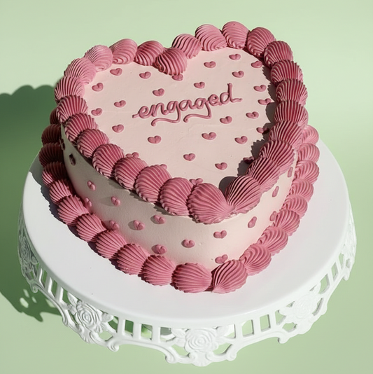 Engaged Romance Cake