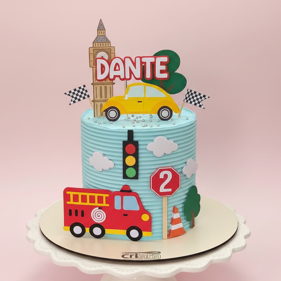 City Drive Birthday Cake