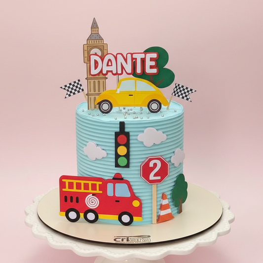 City Drive Birthday Cake
