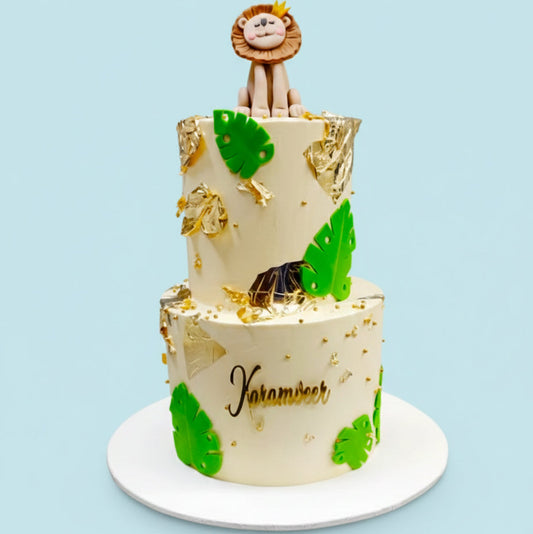 Safari Tower Adventure Cake