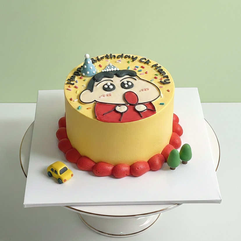 Naughty Cartoon Celebration Cake