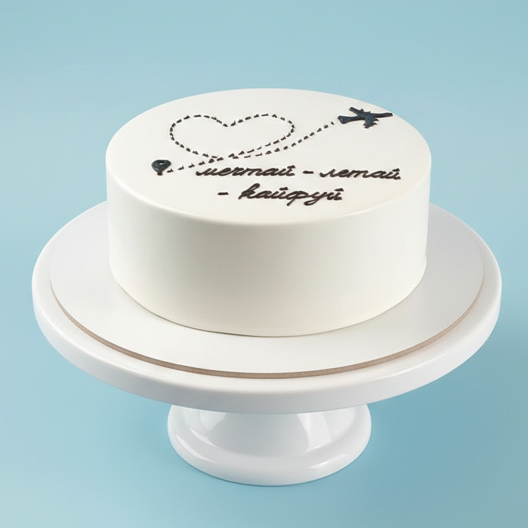 Elegant Flight Dream Cake