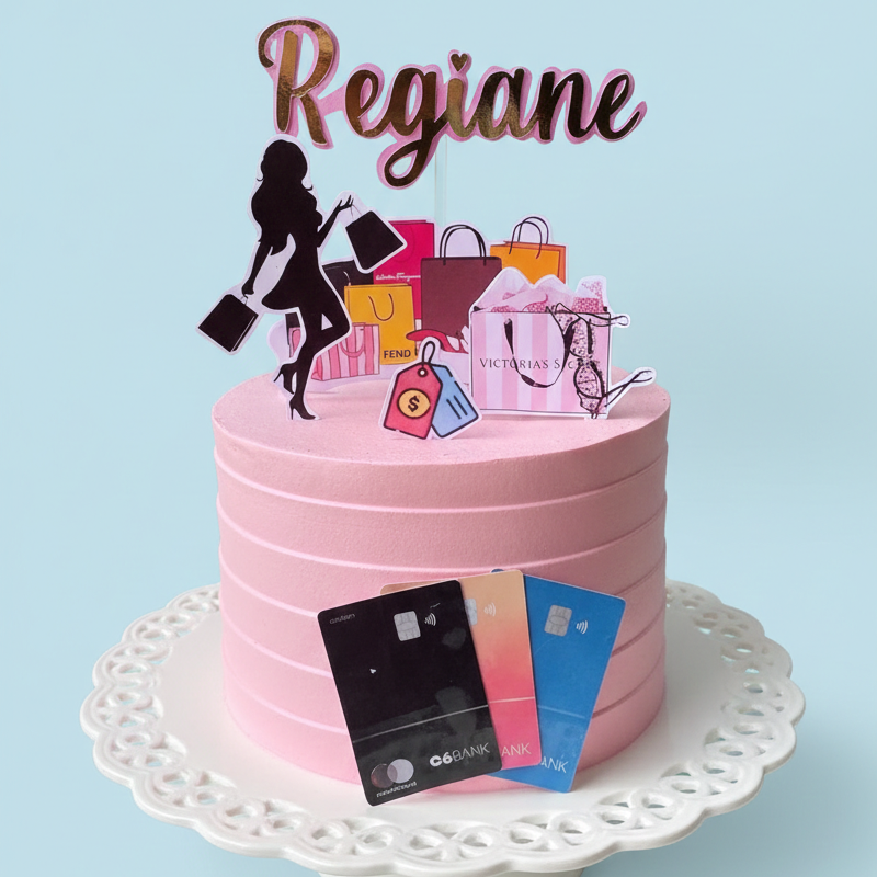 Glam Girl Shopping Spree Cake