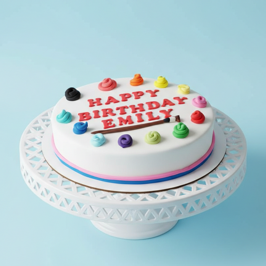 Festive Birthday Christmas Cake