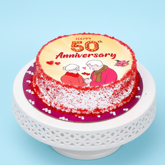 Golden Love Jubilee Cake