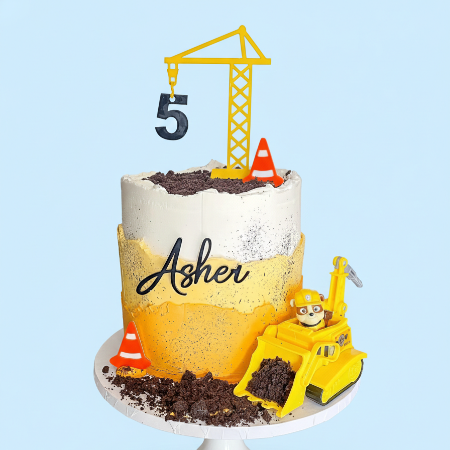 Little Builder Birthday Cake