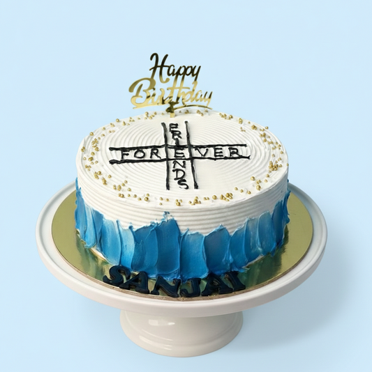 Blue Horizon Birthday Cake